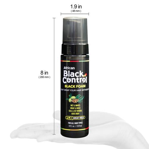 African Black Control Black Foam 5x Great Hold 8oz/ 237ml Find Your New Look Today!