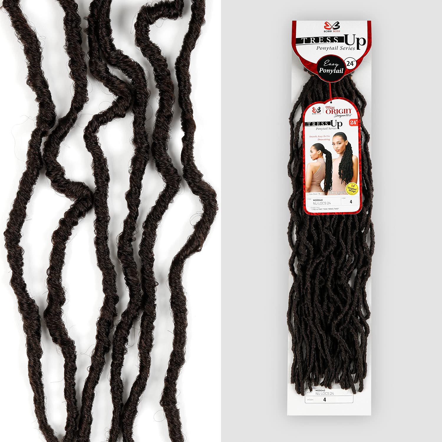 BOBBI BOSS Human Hair Blend Tress Up Ponytail MOD040 Nu Locs 24 inch (1) Find Your New Look Today!