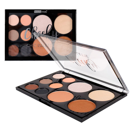 Beauty Treats Cheeky Chic Palette Eyeshadows, Highlighters & Bronzers Find Your New Look Today!
