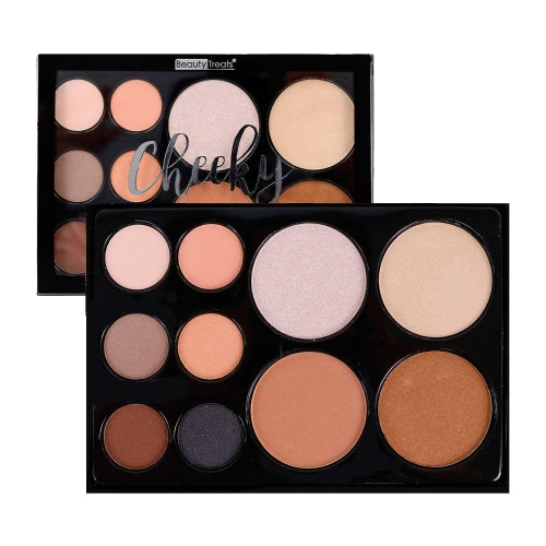 Beauty Treats Cheeky Chic Palette Eyeshadows, Highlighters & Bronzers Find Your New Look Today!