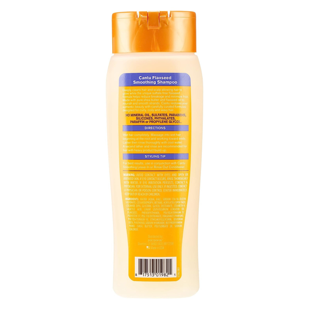 Cantu Flaxseed Sulfate-Free Exfoloating Shampoo with Flaxseed Oil & Shea Butter, 13.5 fl oz Find Your New Look Today!