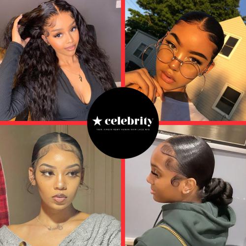 Celebrity 100% Human Hair HD Lace Reusable Fake Baby Hair Edge 2pcs C-Shape Find Your New Look Today!
