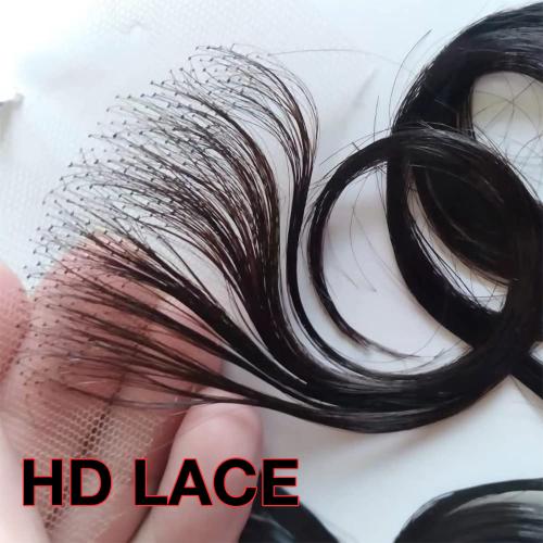 Celebrity 100% Human Hair HD Lace Reusable Fake Baby Hair Edge 2pcs V-Shape Find Your New Look Today!