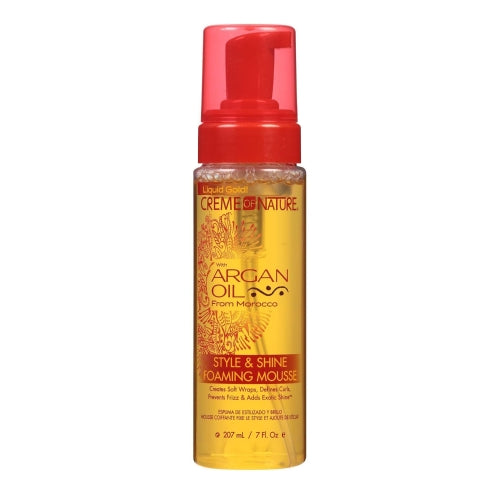 Creme of Nature Argan Oil Style and Shine Foaming Mousse 7oz Find Your New Look Today!