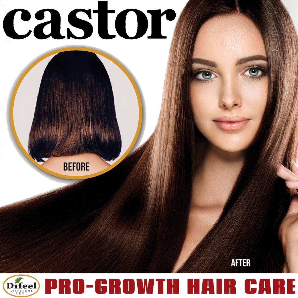 Difeel Castor Pro-Growth Shampoo 12 oz Find Your New Look Today!