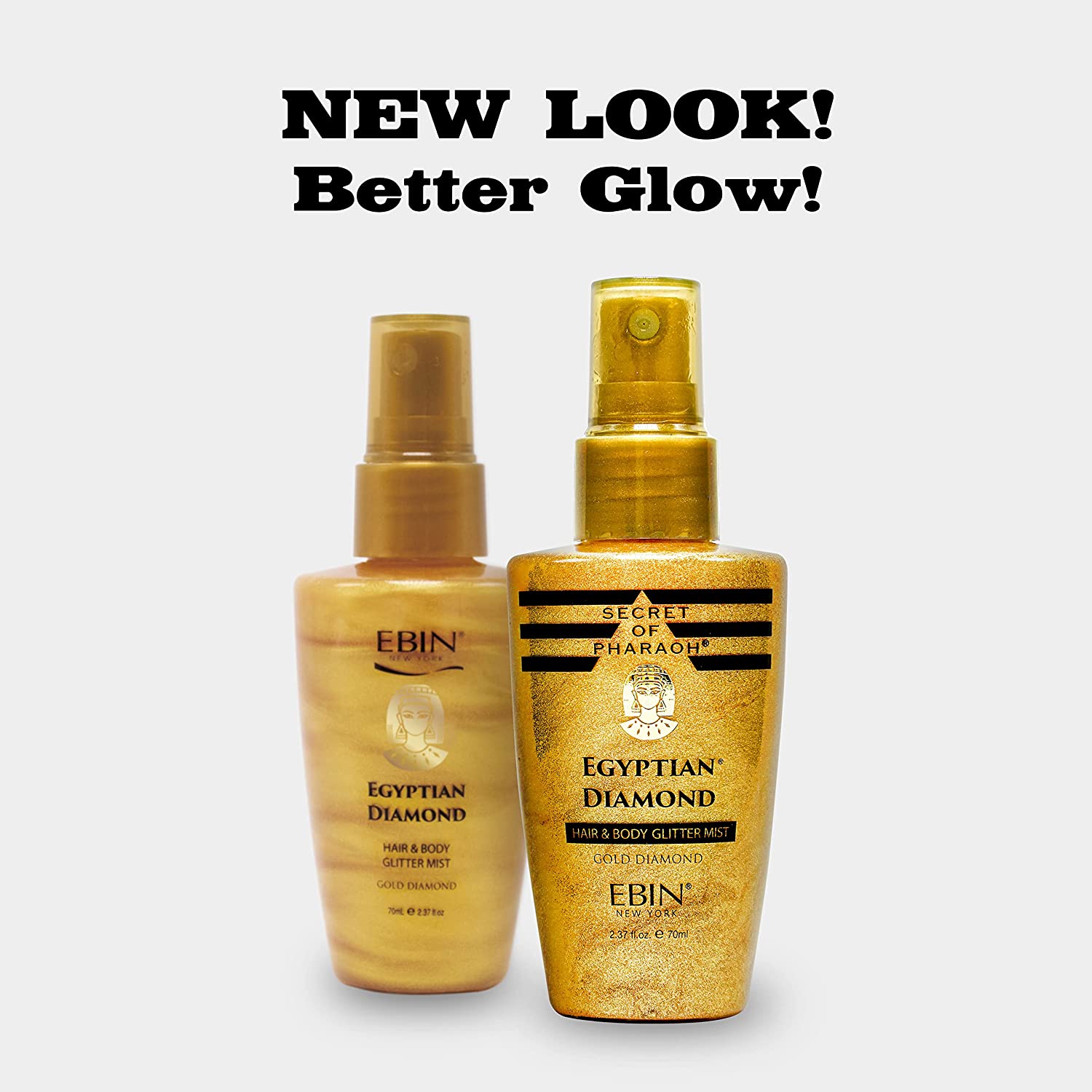 EBIN NEW YORK Secret of Pharaoh Hair & Body Glitter Mist Spray Find Your New Look Today!