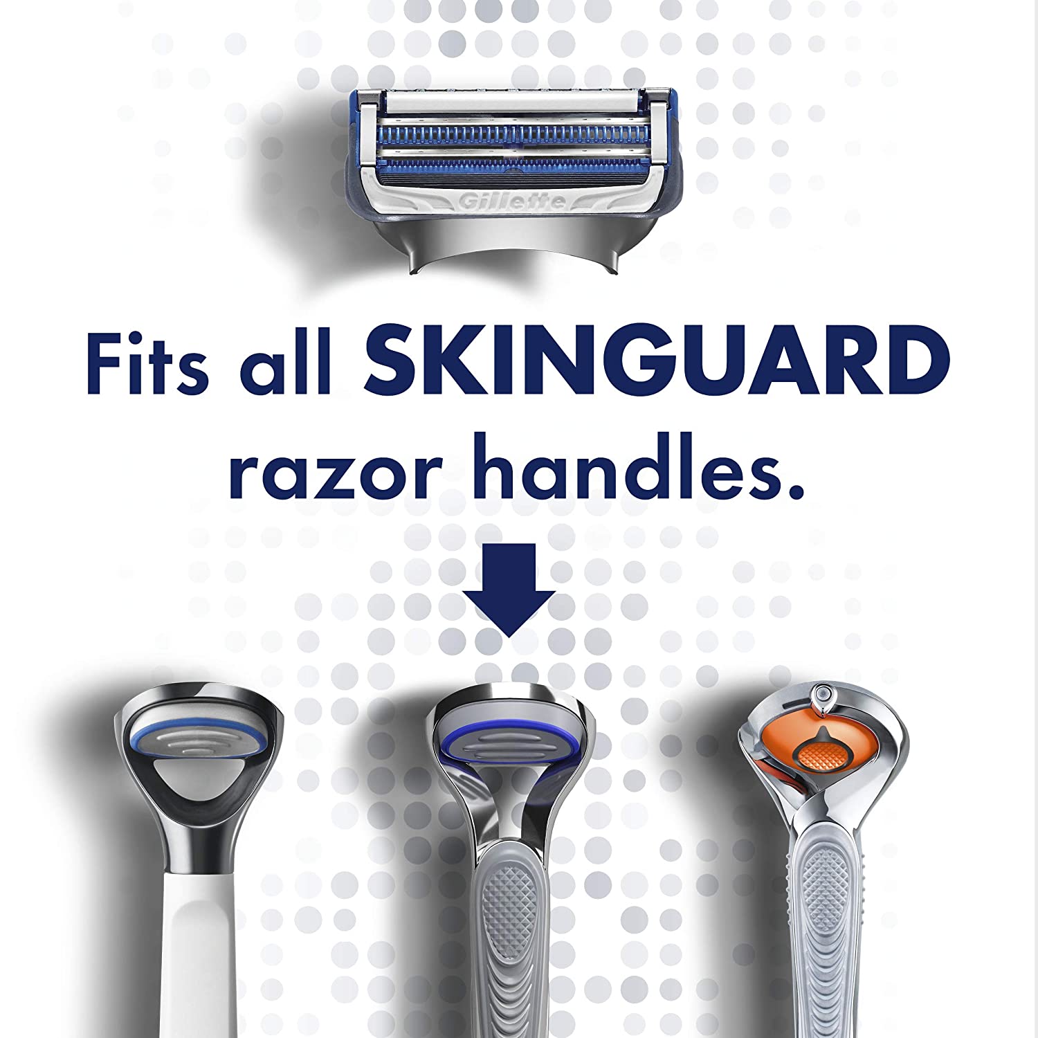 Gillette SkinGuard Men's Razor Handle, 3 Blade Refills + PURE Shave Gel Find Your New Look Today!