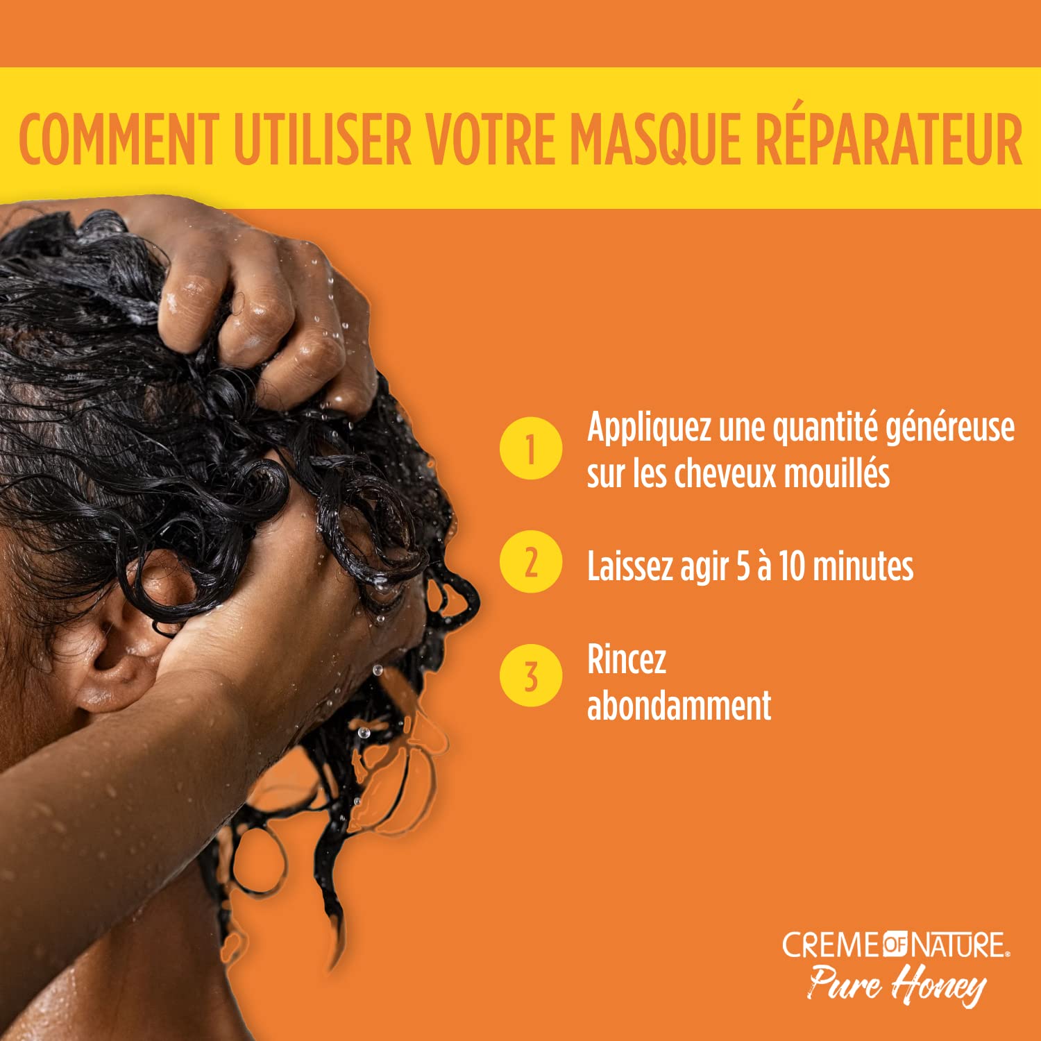 Hair Mask by Creme of Nature, Pure Honey, Coconut Oil and Shea Butter Formula, Moisture Replenish & Strength, 11.5 Oz Find Your New Look Today!