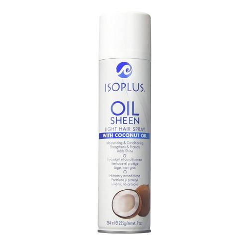 Isoplus Oil Sheen Light Hair Spray with Coconut Oil Find Your New Look Today!