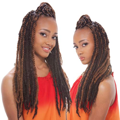 Janet Collection Afro Twist Braid Color 1B (6 Packs) Find Your New Look Today!