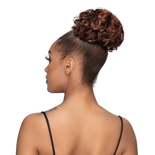 Janet Collection Human Hair Blend Bun Remy Illusion Scrunch Tendril Find Your New Look Today!