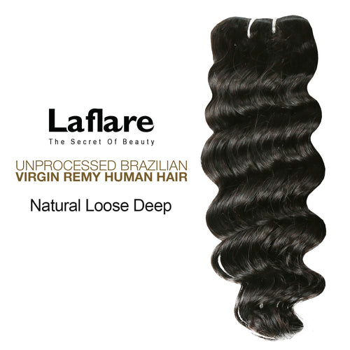 LaFlare Unprocessed Brazilian Virgin Remy Human Hair Weave Natural Loose Deep Find Your New Look Today!