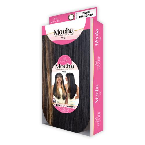 Mayde Beauty Human Hair Blend Wig Mocha Divine Find Your New Look Today!