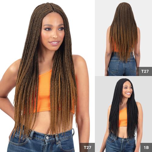 ModelModel HD Braided Lace Front Wig Klio Long Box Braids Find Your New Look Today!