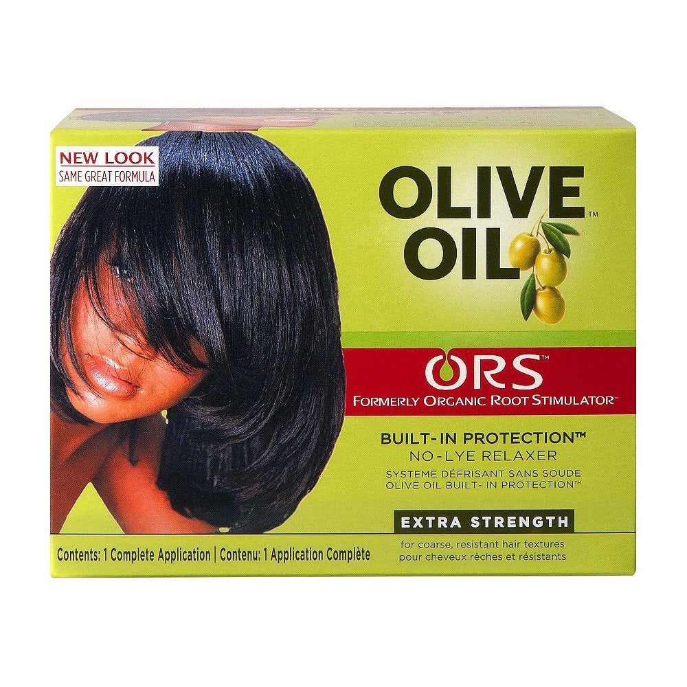 Organic Root Stimulator Olive Oil No Lye Relaxer Kit, Extra Strength Find Your New Look Today!