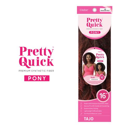 Outre Pretty Quick Drawstring Pony Tajo Find Your New Look Today!