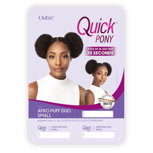 Outre Quick Pony Afro Puff Duo Small Find Your New Look Today!