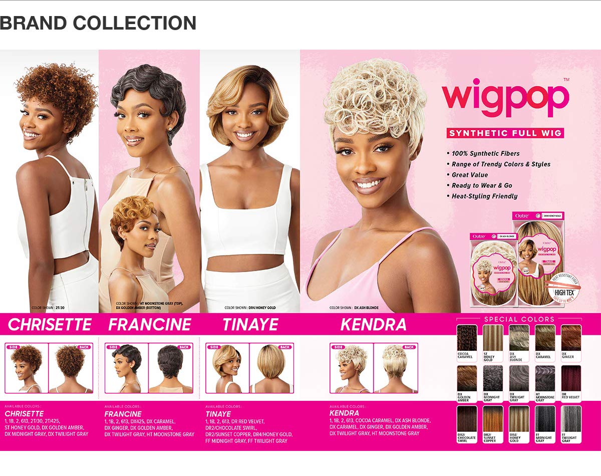 Outre Wigpop Synthetic Full Wig - KENDRA (1 Jet Black) Find Your New Look Today!
