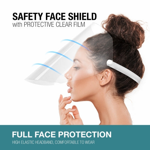 Safety Face Shield with Protective Clear Film Find Your New Look Today!