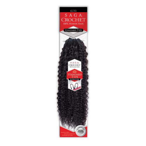 Saga Human Hair Crochet Braids Standard Type Super Curl Find Your New Look Today!