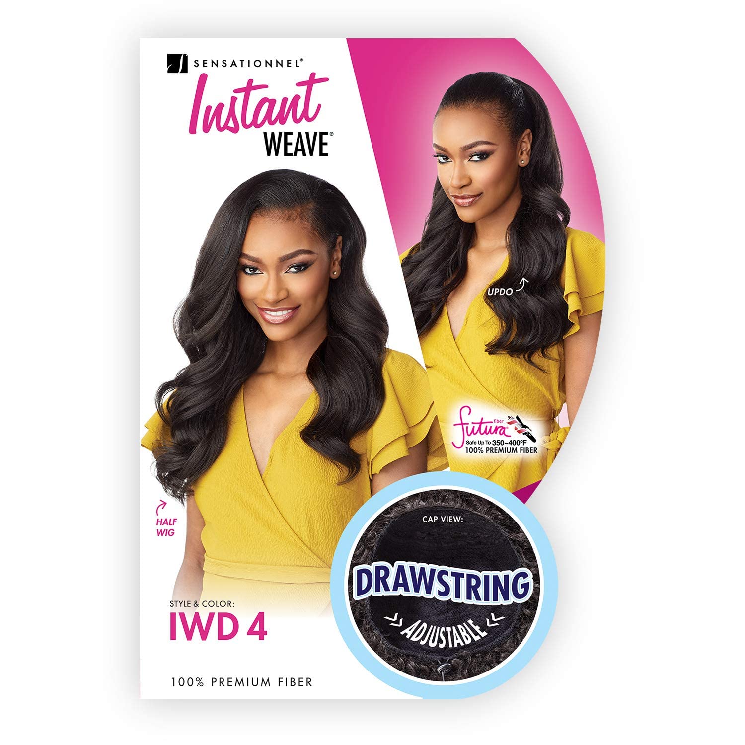 Sensationnel hair extensions - Instant weave drawstring cap 004 Find Your New Look Today!