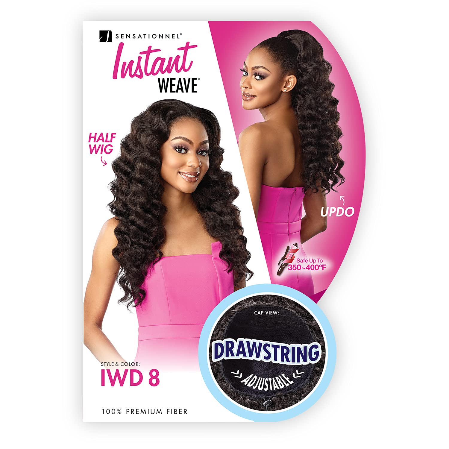 Sensationnel hair extensions - Instant weave drawstring cap 008 Find Your New Look Today!