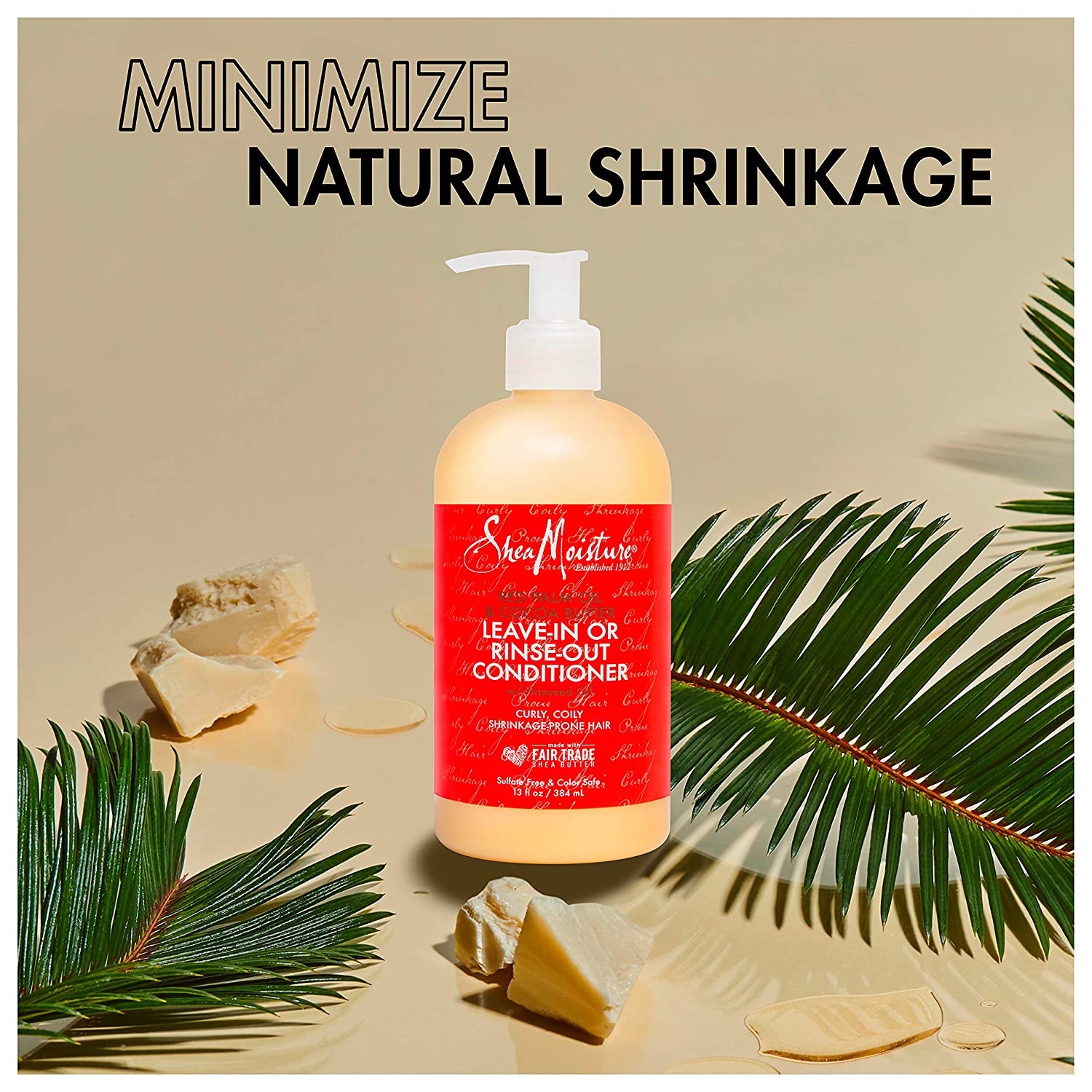 Sheamoisture Conditioner for Curly Hair Red Palm Oil and Cocoa Butter with Flaxseed Oil 13 oz Find Your New Look Today!