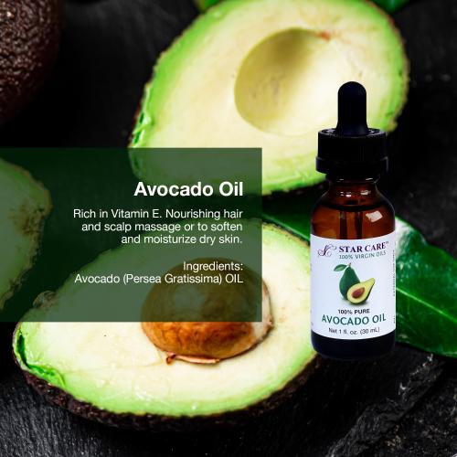 Star Care 100% Pure Avocado Oil 1oz/ 30ml Find Your New Look Today!