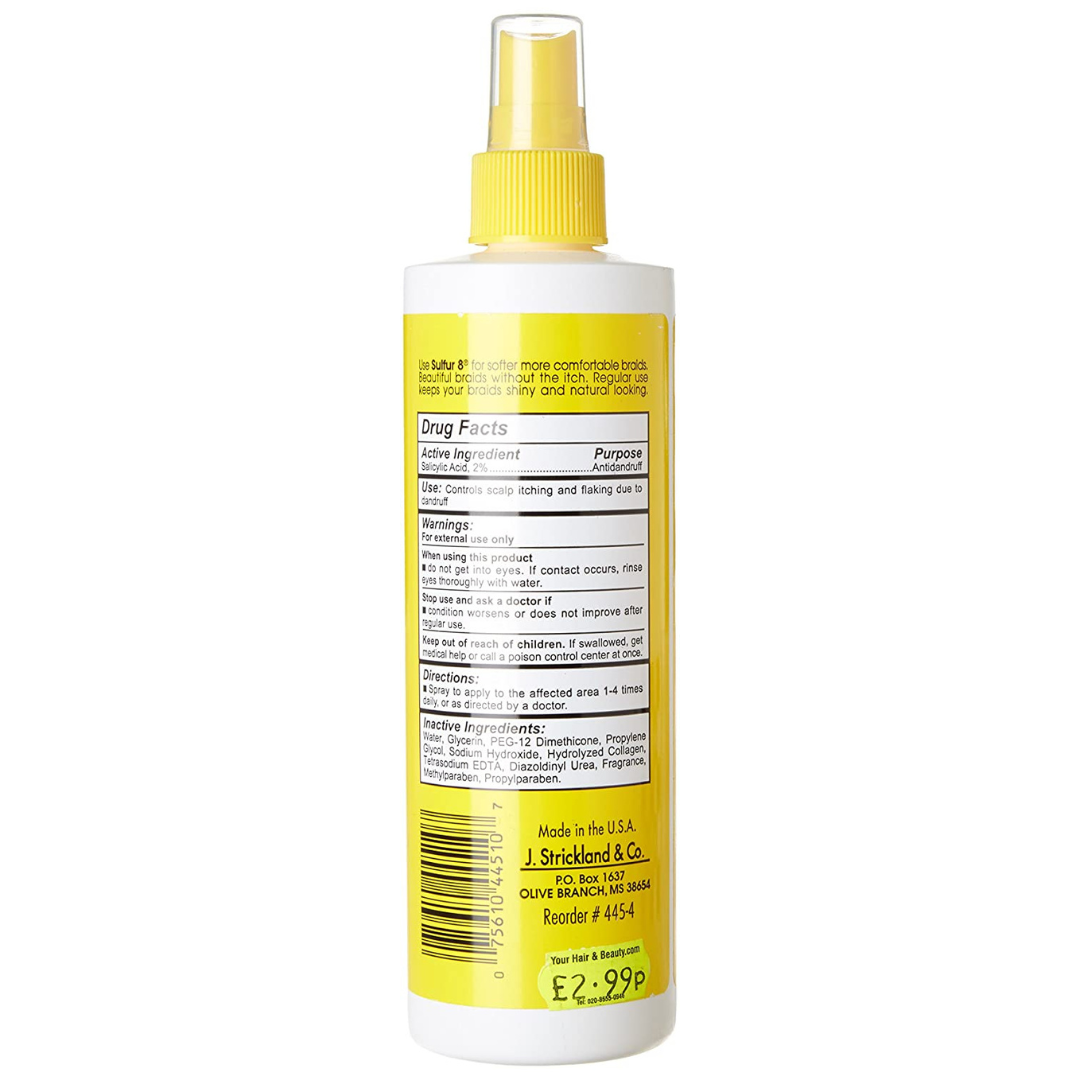 Sulfur 8 Dandruff Treatment For Braids 12 oz. Spray Find Your New Look Today!