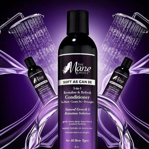 The Mane Choice 3 in 1 Revitalize & Refresh Conditioner Co-Wash, Leave In, Detangler 8oz Find Your New Look Today!