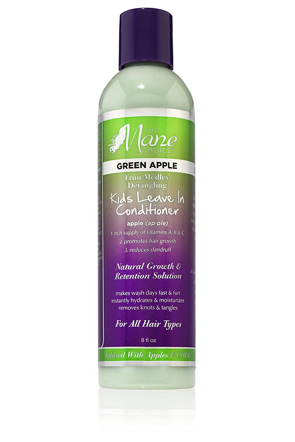 The Mane Choice Green Apple Fruit Medley Detangling Kids Leave-In Conditioner, 8 Ounce Find Your New Look Today!