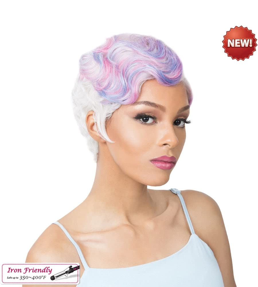 Tt's a wig! Synthetic Full Wig - NUNA (UNICORNBLONDE) (UNICORN) Find Your New Look Today!