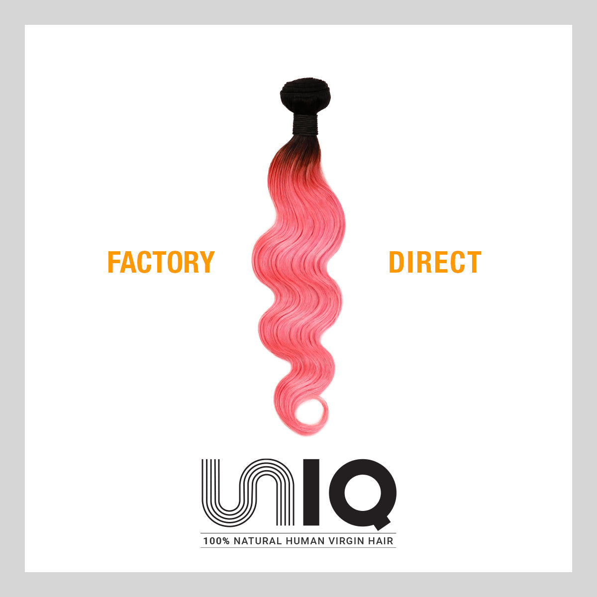 Uniq Hair 100% Virgin Human Hair Brazilian Bundle Hair Weave 9A Body #OTPINK Find Your New Look Today!