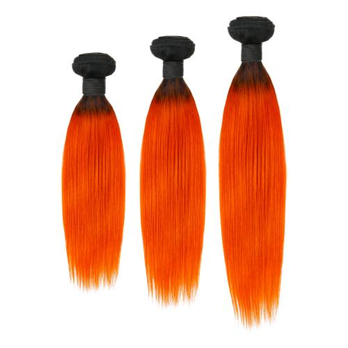 Uniq Hair 100% Virgin Human Hair Brazilian Bundle Hair Weave 9A Straight #OTORANGE 3Pcs Find Your New Look Today!