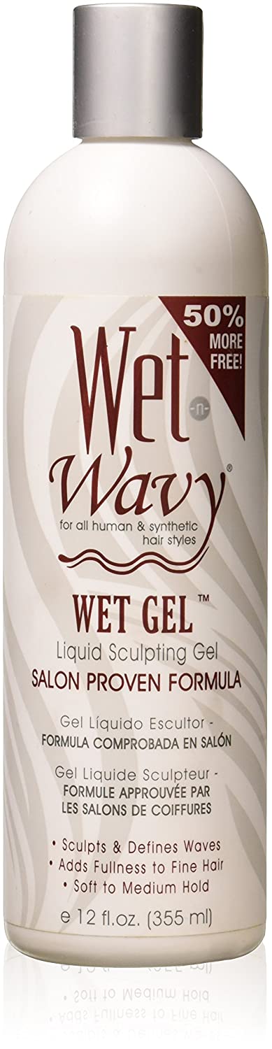 Wet-n-wavy Wet Gel Liquid Sculpting Gel Salon Proven Formula, 12 Oz Find Your New Look Today!
