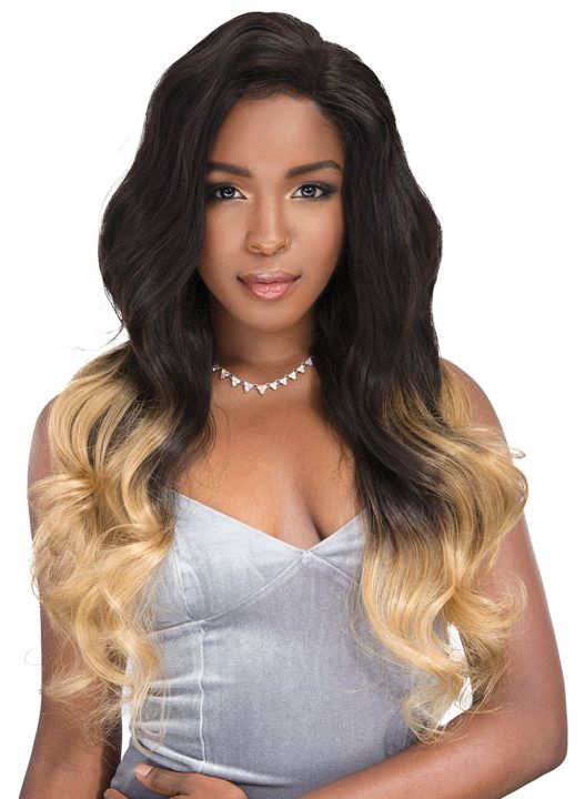 Janet Collection Brazilian Bundle Unprocessed Natural Virgin Remy Human Hair Weave ALIBA NATURAL BODY WVG 3PCS+Closure (1 Pack Solution) - Hollywood Beauty STL